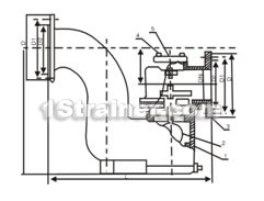 Double sealing self-purification anti-reflux sealing valve constructral diagram