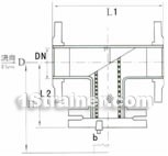 T type straight-flow strainer constructral diagram1