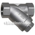 Wire mouth connection stainless steel Y strainers