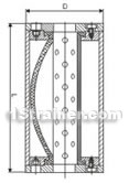 8000 Diaphragm balloon type water hammer absorbing device constructral diagram